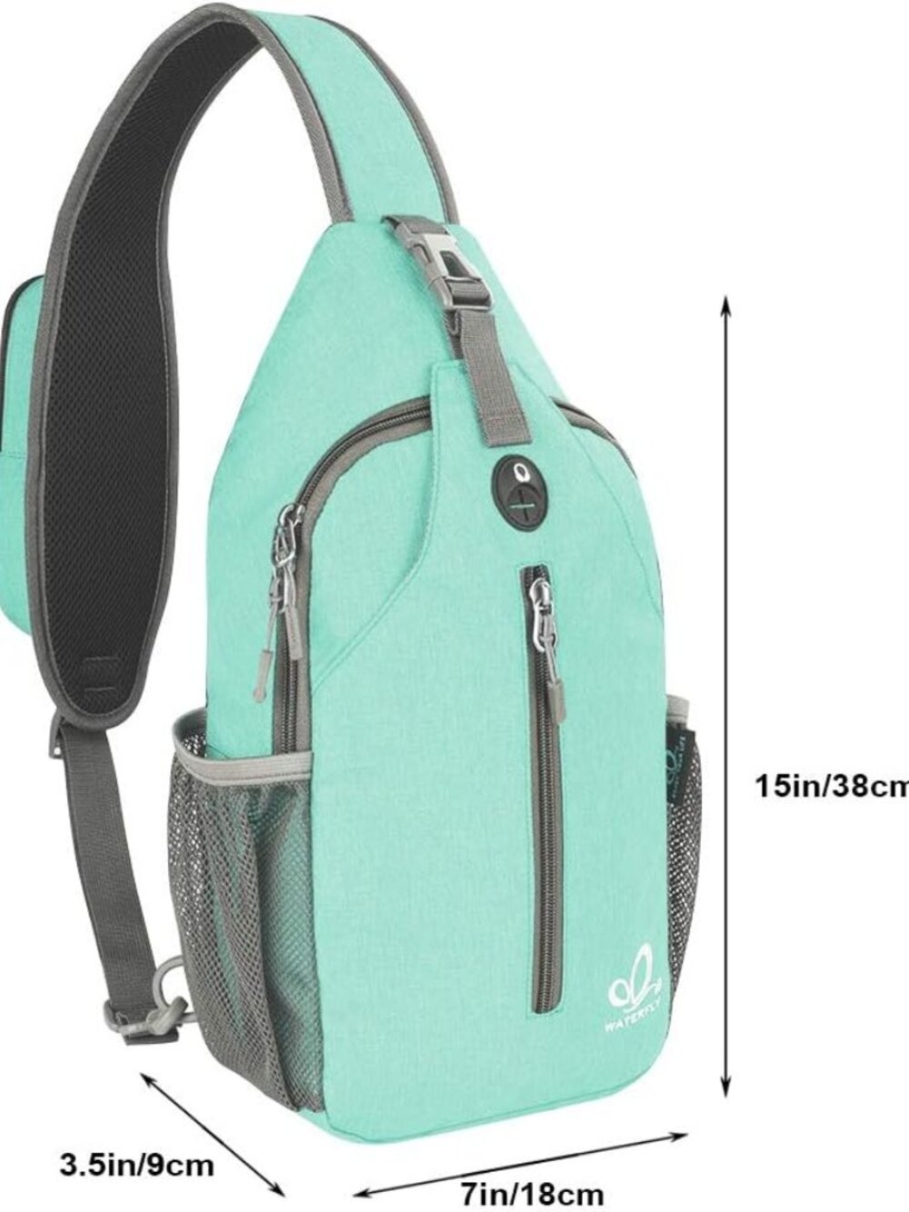 Crossbody Sling Backpack Sling Bag Travel Hiking Chest Bag Daypack - Picture 2 of 6